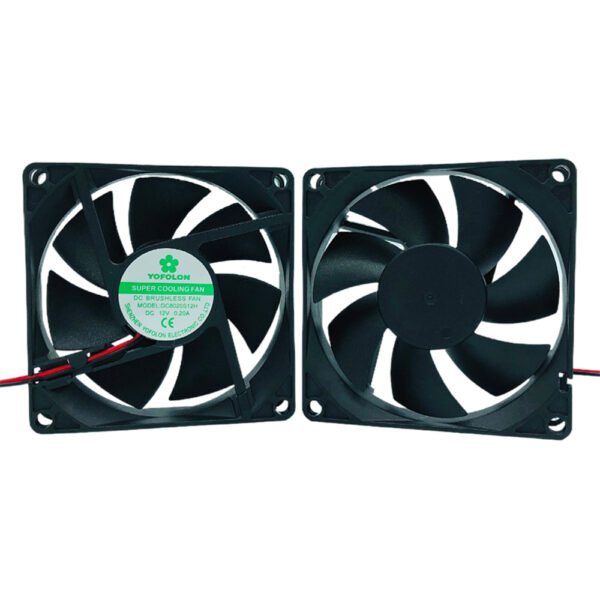 DC Axial Brushless Black Cooling Fan DC Axial Brushless Black Cooling Fan
